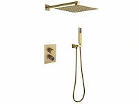 Mawialux inbouw regendouche - digitaal display - geborsteld goud - afbeelding 1 van  6