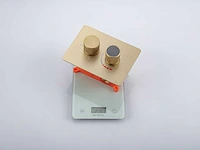 Mawialux inbouw regendouche - digitaal display - geborsteld goud - afbeelding 3 van  6