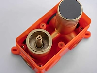 Mawialux inbouw regendouche - digitaal display - geborsteld goud - afbeelding 5 van  6