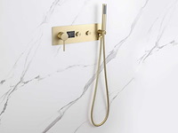 Mawialux inbouw regendouche - digitaal display - geborsteld goud - afbeelding 16 van  33