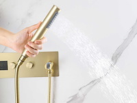 Mawialux inbouw regendouche - digitaal display - geborsteld goud - afbeelding 19 van  33