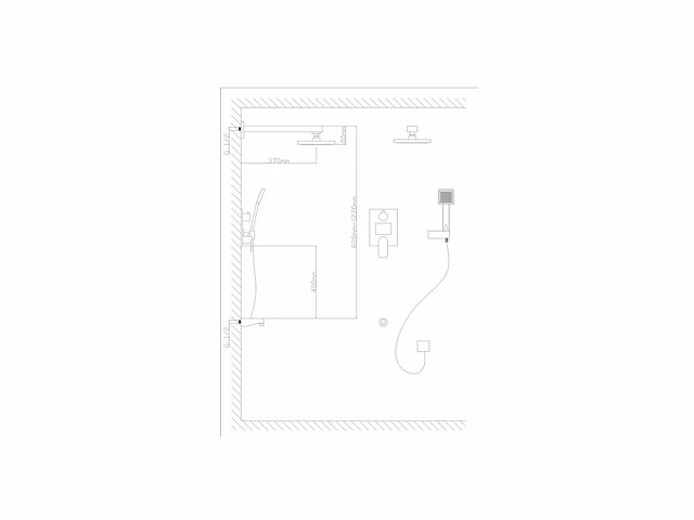 Mawialux inbouw regendouche chroom - digitaal display - afbeelding 2 van  12