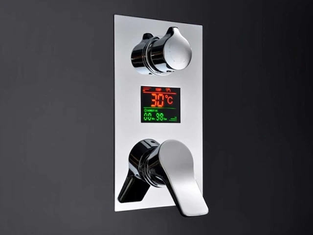 Mawialux inbouw regendouche chroom - digitaal display - afbeelding 7 van  12