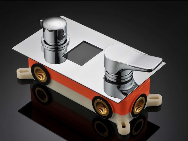 Mawialux inbouw regendouche chroom - digitaal display - afbeelding 8 van  12