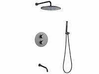 Mawialux inbouw regendouche gunmetal grey - afbeelding 1 van  13