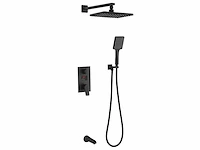 Mawialux inbouw regendouche mat zwart - digitaal display - afbeelding 1 van  8