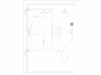 Mawialux inbouw regendouche mat zwart - digitaal display - afbeelding 6 van  8