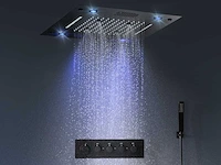 Mawialux inbouw regendouche met bluetooth mat zwart - afbeelding 4 van  18