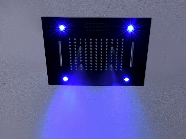 Mawialux inbouw regendouche met bluetooth mat zwart - afbeelding 5 van  18