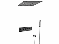 Mawialux inbouw regendouche met bluetooth mat zwart - afbeelding 1 van  18