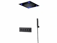 Mawialux inbouw regendouche met bluetooth mat zwart - afbeelding 11 van  18