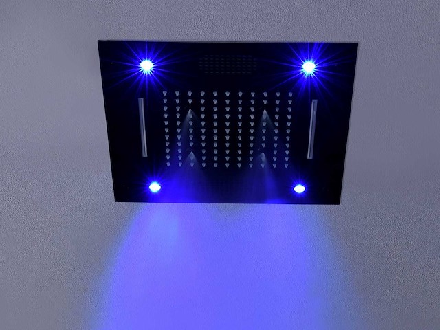 Mawialux inbouw regendouche met bluetooth mat zwart - afbeelding 5 van  18