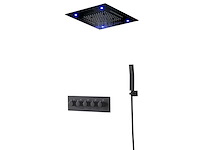 Mawialux inbouw regendouche met bluetooth mat zwart - afbeelding 11 van  18