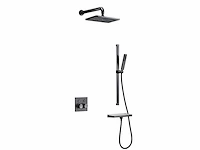 Mawialux inbouw regendouche met (mat zwart of gunmetal grey) - afbeelding 1 van  14