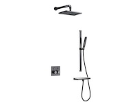 Mawialux inbouw regendouche met (mat zwart of gunmetal grey) - afbeelding 1 van  14