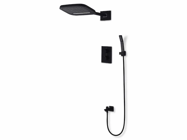 Mawialux inbouw regendouche met smart thermostaatkraan (keuze uit rvs of mat zwart) - afbeelding 1 van  36