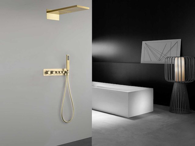 Mawialux inbouw regendouche met waterval (in 3 kleuren beschikbaar) - afbeelding 3 van  16