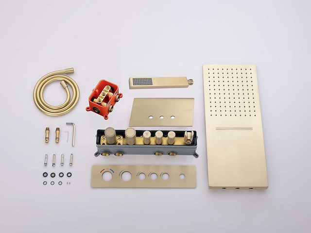 Mawialux inbouw regendouche met waterval (in 3 kleuren beschikbaar) - afbeelding 15 van  16