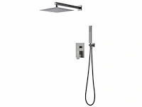 Mawialux inbouw regendoucheset - cobra - gunmetal grey - afbeelding 1 van  9