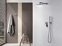 Mawialux inbouw regendoucheset - cobra - gunmetal grey - afbeelding 3 van  9