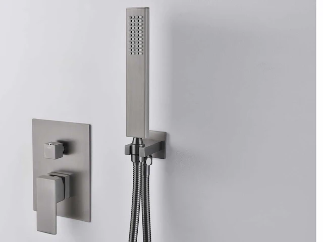 Mawialux inbouw regendoucheset - cobra - gunmetal grey - afbeelding 6 van  9
