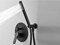 Mawialux inbouw regendoucheset - maca - gunmetal grey of mat zwart kleurkeuze - afbeelding 4 van  9