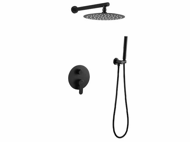 Mawialux inbouw regendoucheset - maca - gunmetal grey - afbeelding 1 van  9
