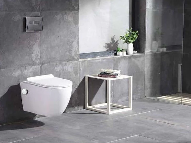 Mawialux inbouw wandcloset met bidet glans wit of mat zwart - afbeelding 4 van  8