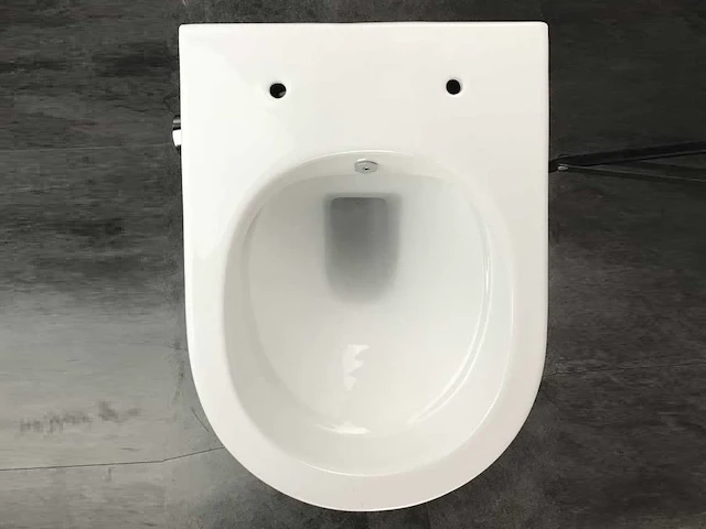 Mawialux inbouw wandcloset met bidet glans wit of mat zwart - afbeelding 6 van  8