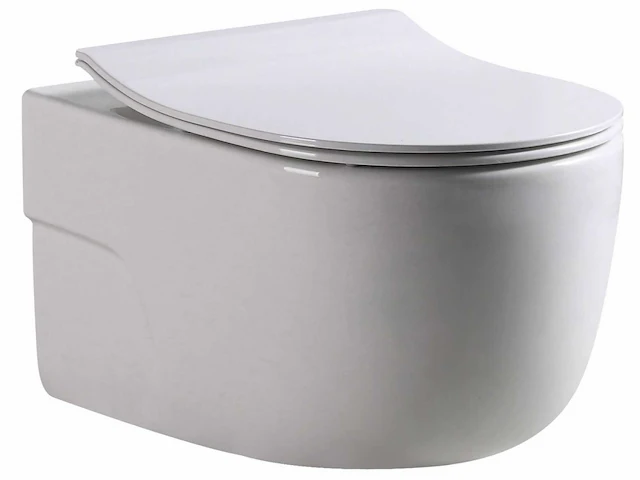 Mawialux inbouw wandcloset met closetzitting - glans wit - afbeelding 1 van  7
