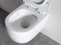 Mawialux inbouw wandcloset met closetzitting - glans wit - afbeelding 3 van  7