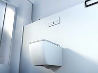 Mawialux inbouw wandcloset met closetzitting - mat wit - afbeelding 10 van  12