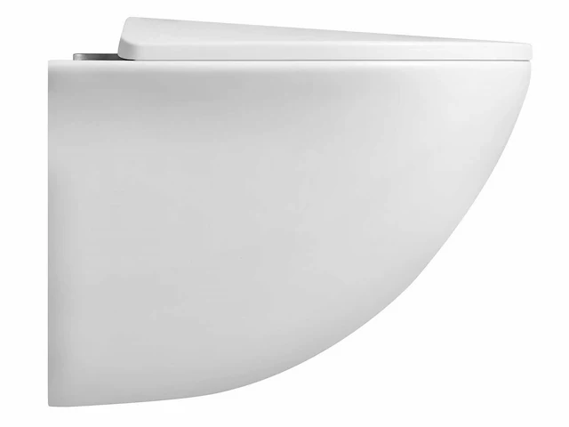 Mawialux inbouw wandcloset met closetzitting glans wit - afbeelding 2 van  7