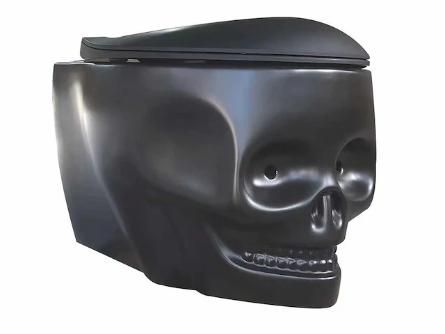 Mawialux inbouw wandcloset met closetzitting mat zwart - afbeelding 1 van  5