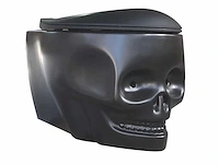 Mawialux inbouw wandcloset met closetzitting mat zwart - afbeelding 1 van  5