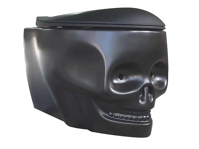 Mawialux inbouw wandcloset met closetzitting mat zwart - afbeelding 1 van  5