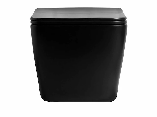 Mawialux inbouw wandclosetten met closetzittingen mat zwart of mat wit - afbeelding 2 van  7