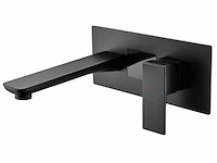 Mawialux inbouw wastafelkraan - digitaal display - mat zwart - afbeelding 1 van  5