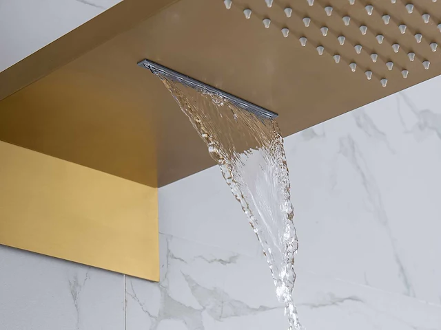 Mawialux inbouw waterval regendouche - digitaal display (in 3 kleuren beschikbaar) - afbeelding 6 van  16