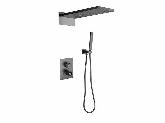 Mawialux inbouw waterval regendouche - digitaal display (in 3 kleuren beschikbaar) - afbeelding 1 van  16