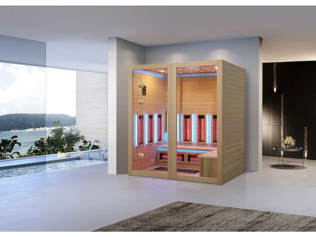 Mawialux infrarood inclusief traditionele sauna - afbeelding 3 van  10