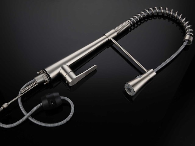 Mawialux keukenkraan - kleur keuze uit rvs of mat zwart - afbeelding 4 van  50