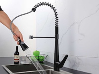 Mawialux keukenkraan - kleur keuze uit rvs of mat zwart - afbeelding 18 van  50