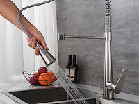 Mawialux keukenkraan - kleur keuze uit rvs of mat zwart - afbeelding 50 van  50