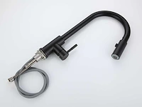 Mawialux keukenkraan met uitneembare sproeikop - mat zwart - afbeelding 2 van  18