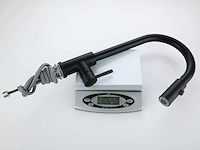 Mawialux keukenkraan met uitneembare sproeikop - mat zwart - afbeelding 17 van  18