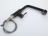 Mawialux keukenkraan met uitneembare sproeikop - mat zwart - afbeelding 2 van  18