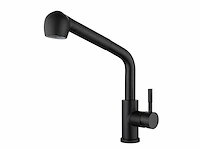 Mawialux keukenkraan met uitneembare sproeikop - mat zwart - afbeelding 1 van  18