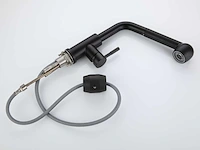 Mawialux keukenkraan met uitneembare sproeikop - mat zwart - afbeelding 18 van  18