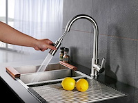 Mawialux keukenkraan met uitneembare sproeikop - rvs - afbeelding 2 van  13